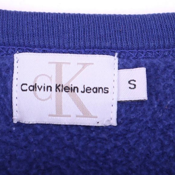 CALVIN KELIN JEANS Logo Blue Sweatshirt - Picture 3 of 6